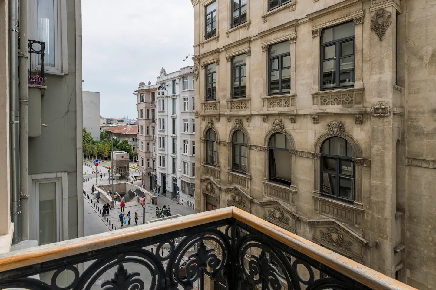 balcon avec vue Istanbul