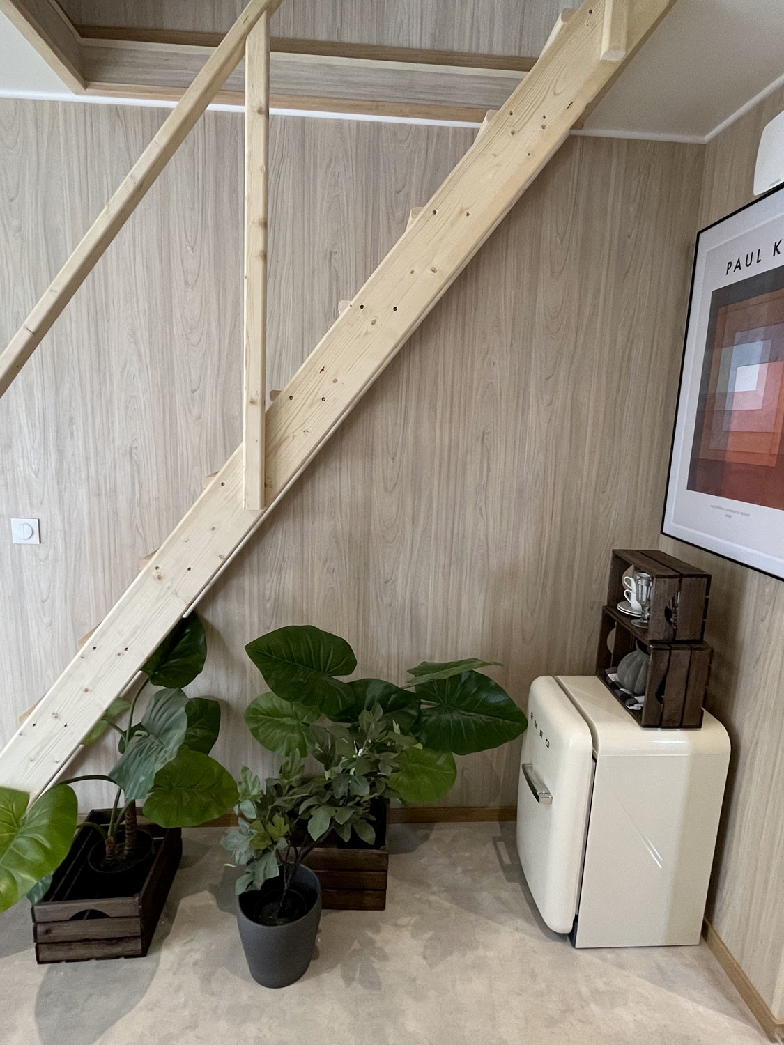 escalier mini maison Greenkub 30m2