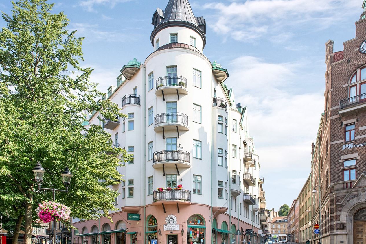 façade immeuble Art Nouveau Suède
