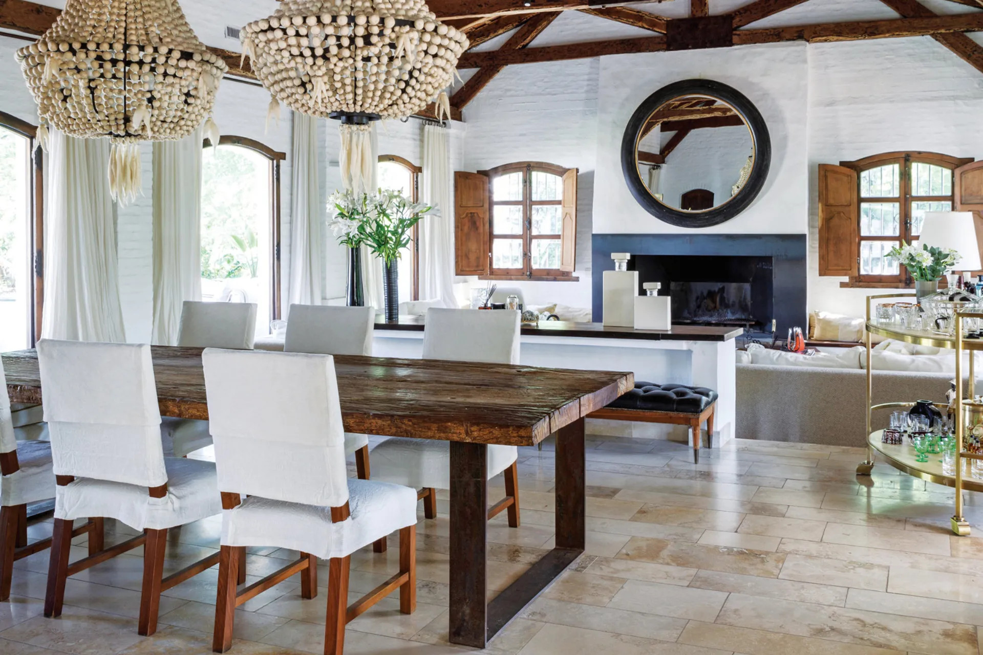 Une maison au style espagnol rénovée par une designer d'intérieur