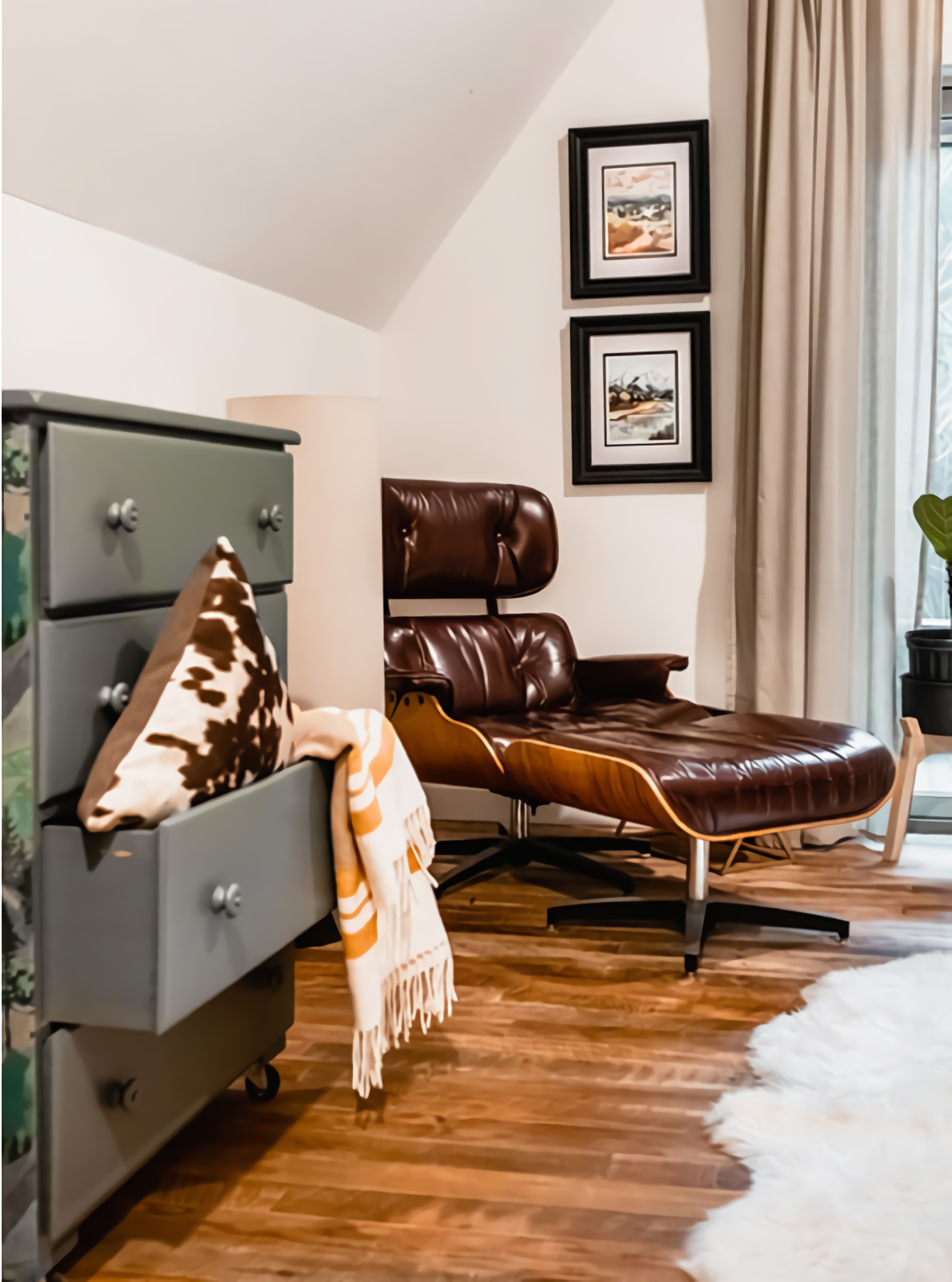 fauteuil lounge Eames décoration vintage