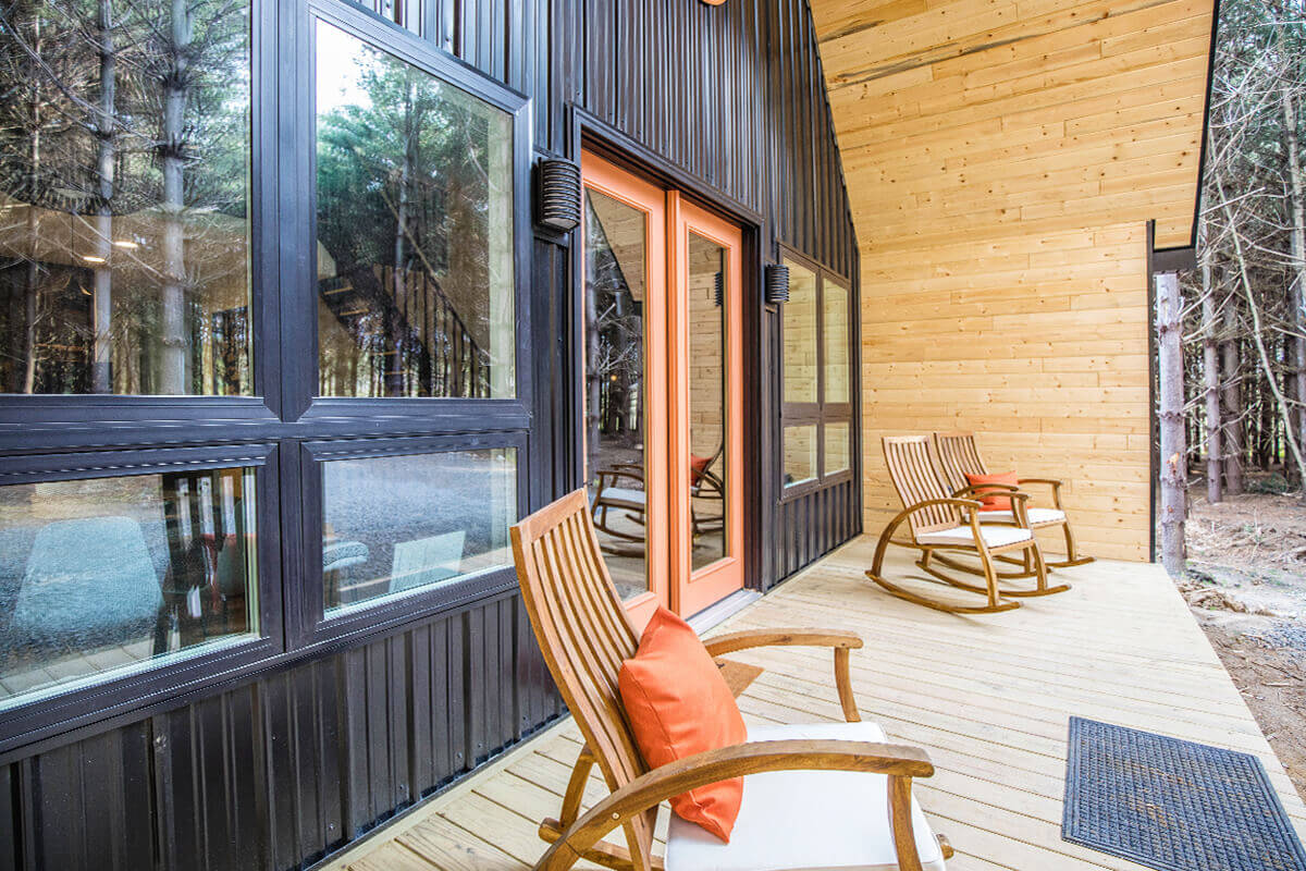 terrasse maison en bois