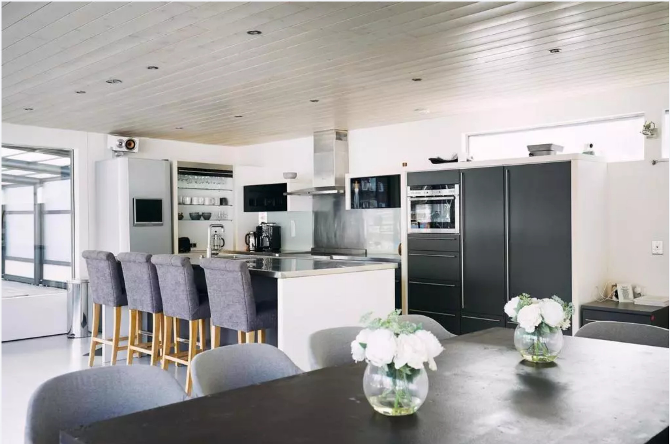 cuisine houseboat décoration design