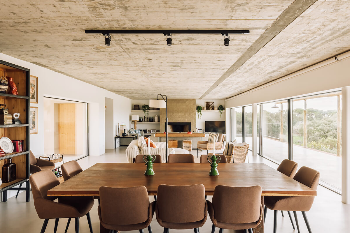 salon maison architecte Portugal