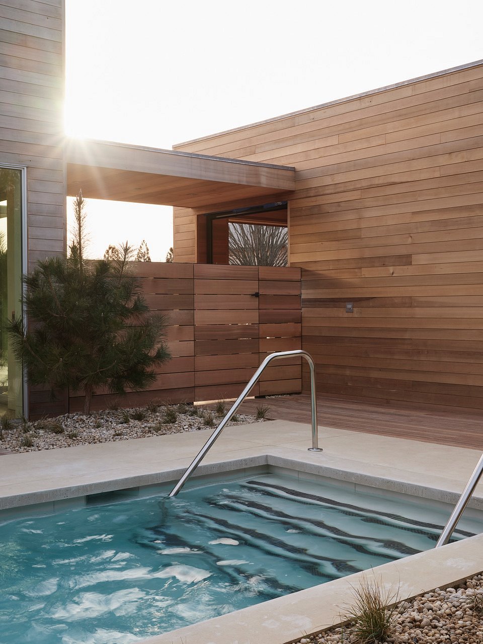 piscine maison en bois