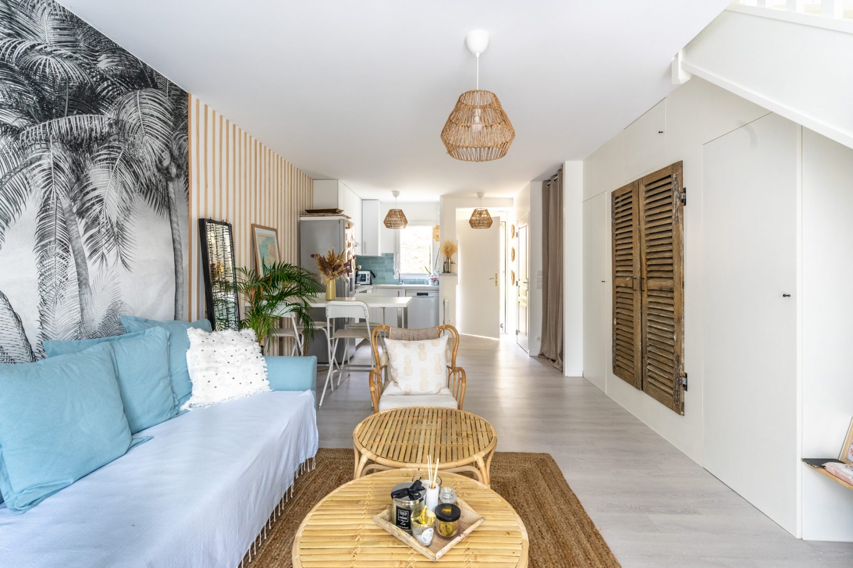 Une petite maison de 60m2 avec terrasse près de l'océan
