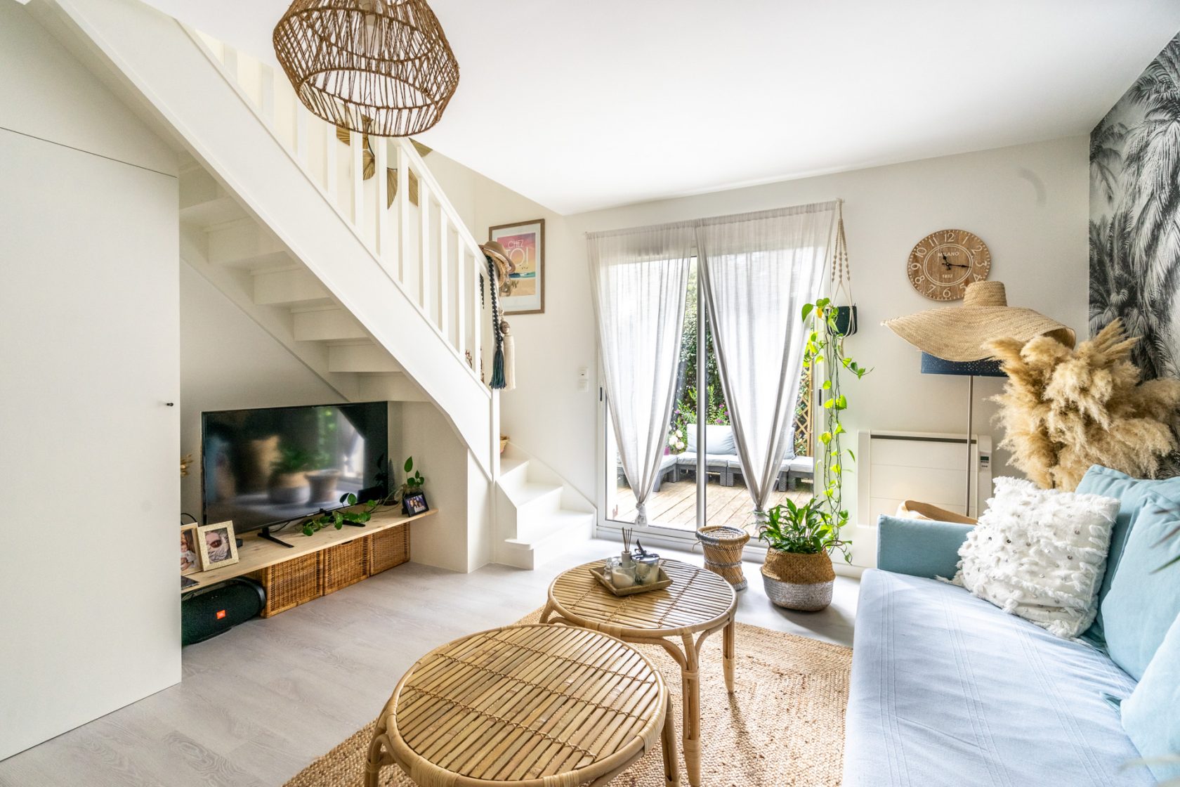 Une petite maison de 60m2 avec terrasse près de l'océan