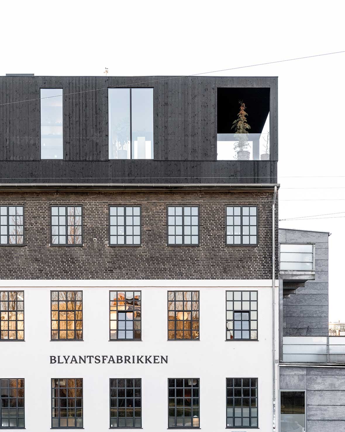 ancien bâtiment style Bauhaus Copenhague
