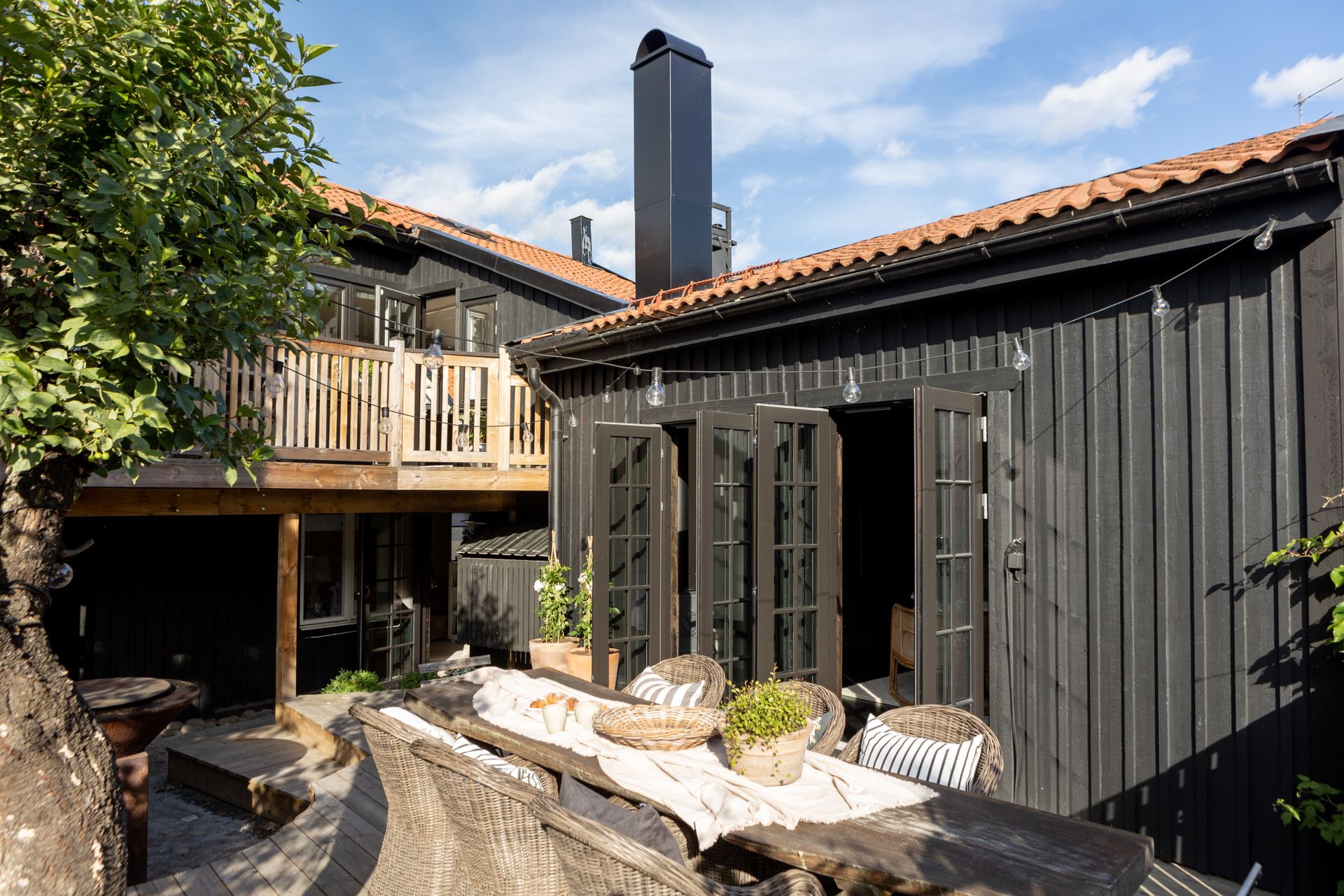 terrasse en bois maison de ville