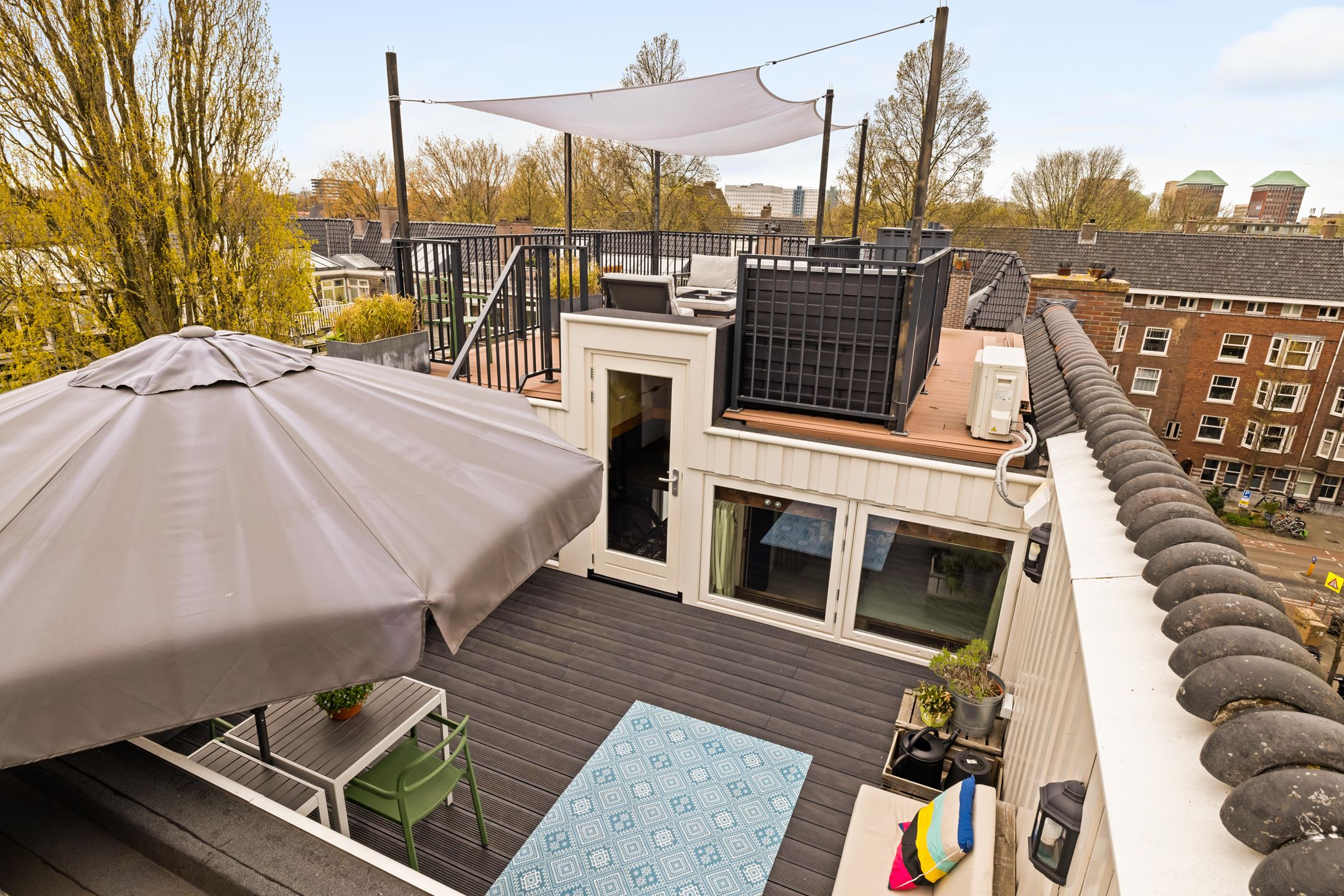 terrasse sur le toit loft Amsterdam