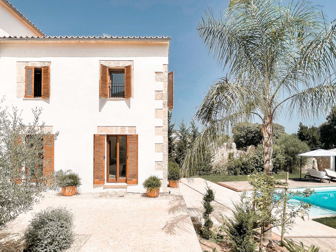 maison rénovée avec piscine Majorque