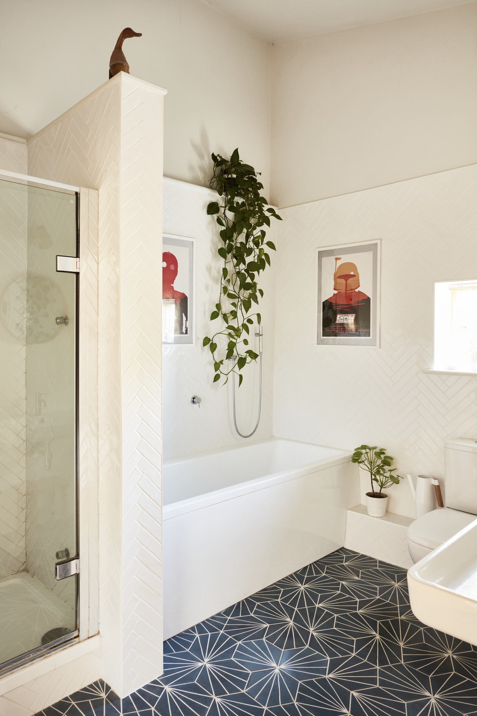 salle de bain décoration contemporaine carrelage dandelion