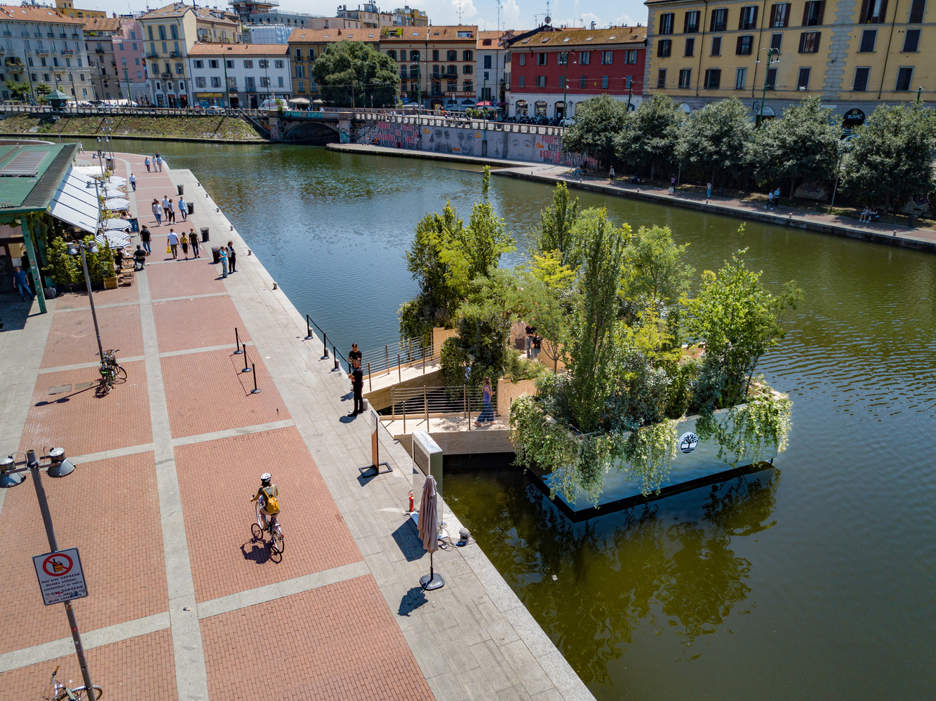 installation forêt urbaine à Milan