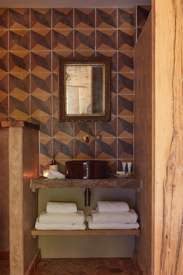 salle de bain décoration rustique chic