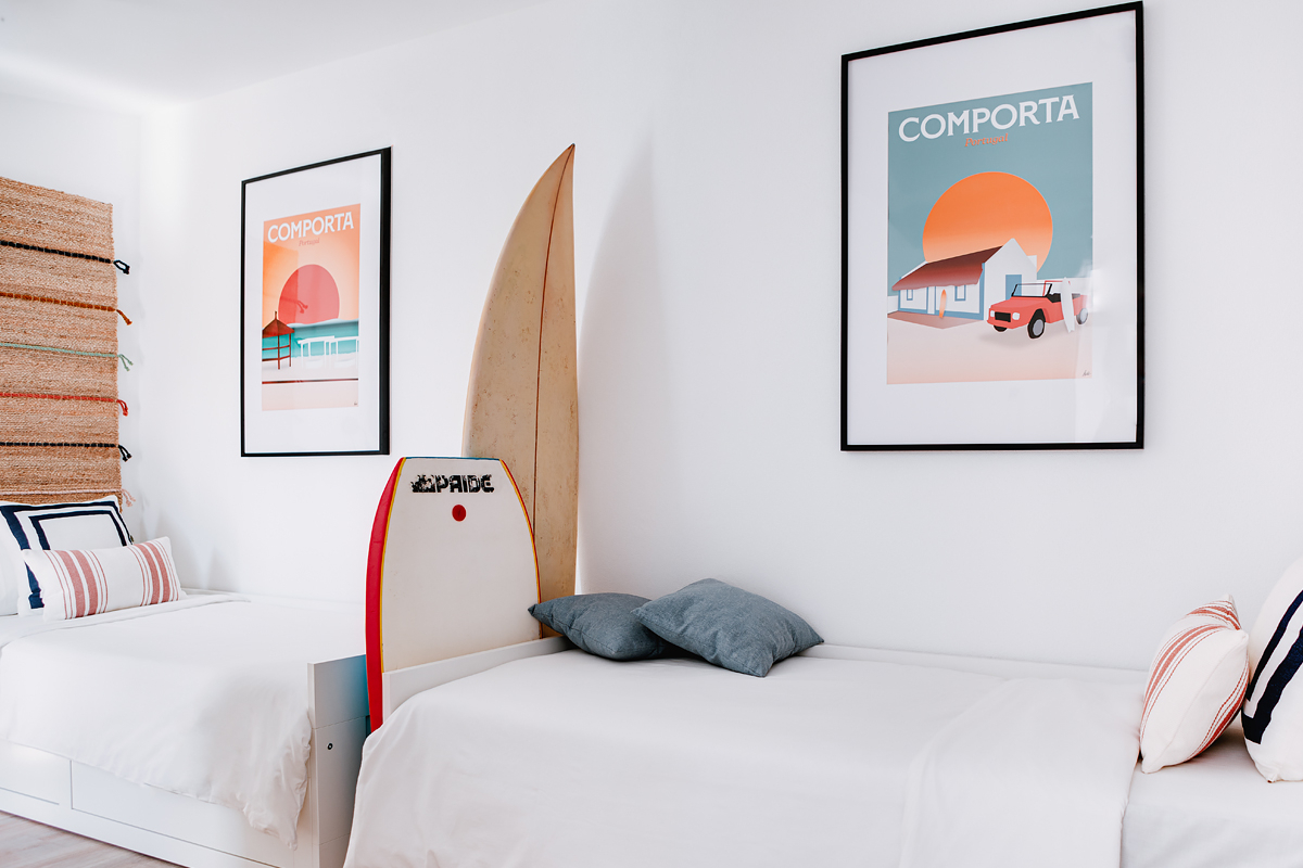 chambre enfant thème surf