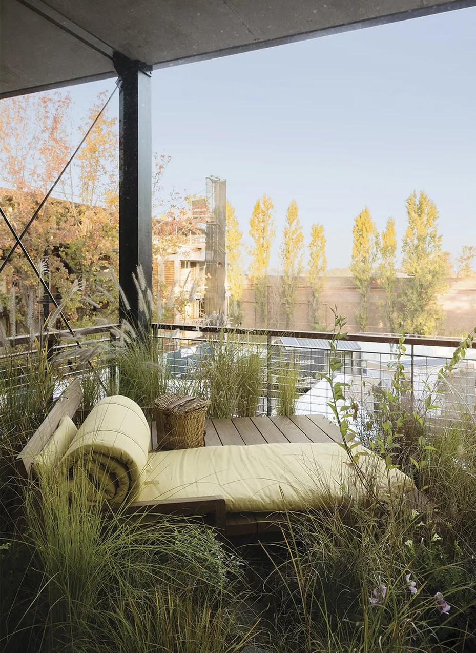 terrasse aménagée appartement en Argentine