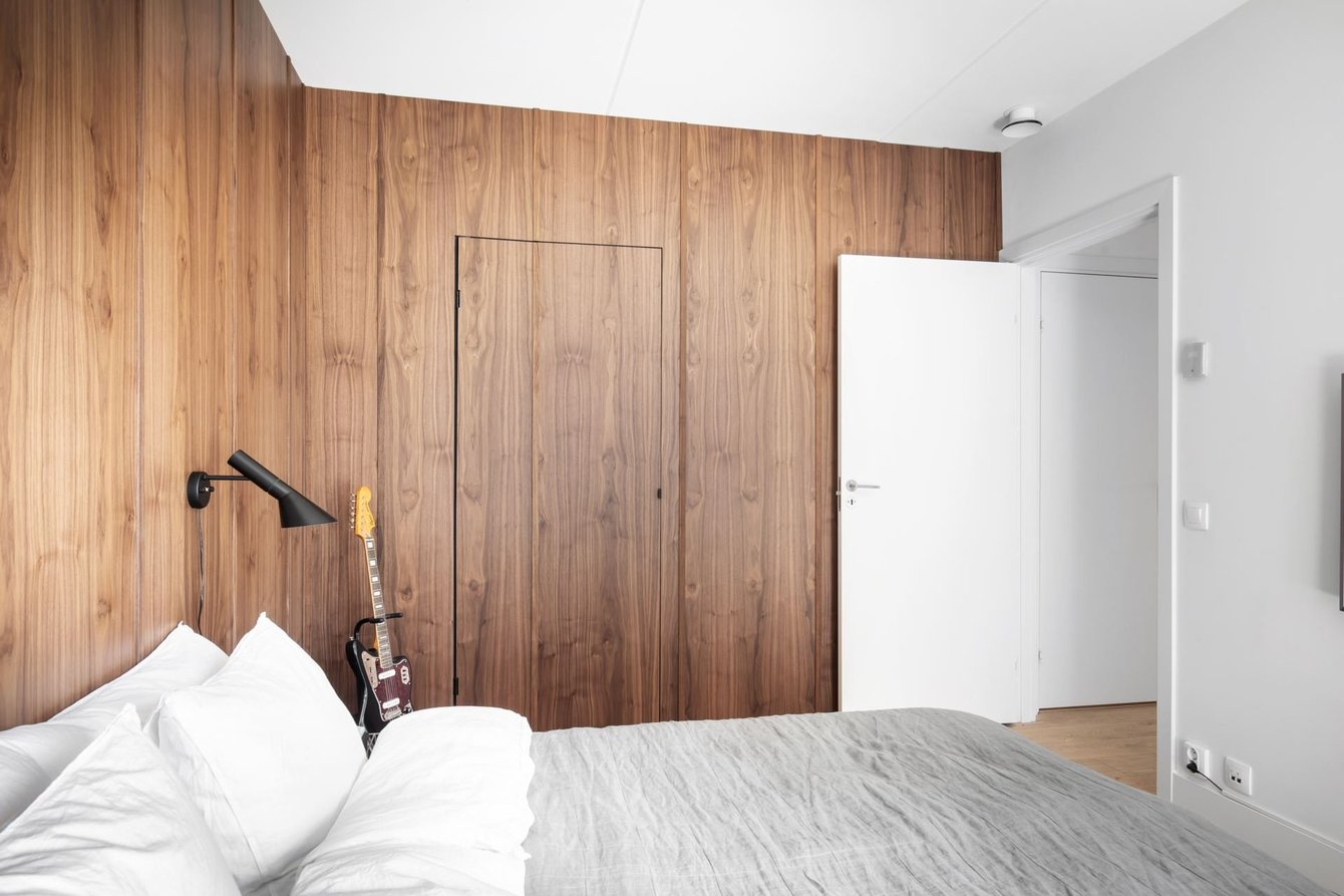 chambre mur bois décoration design