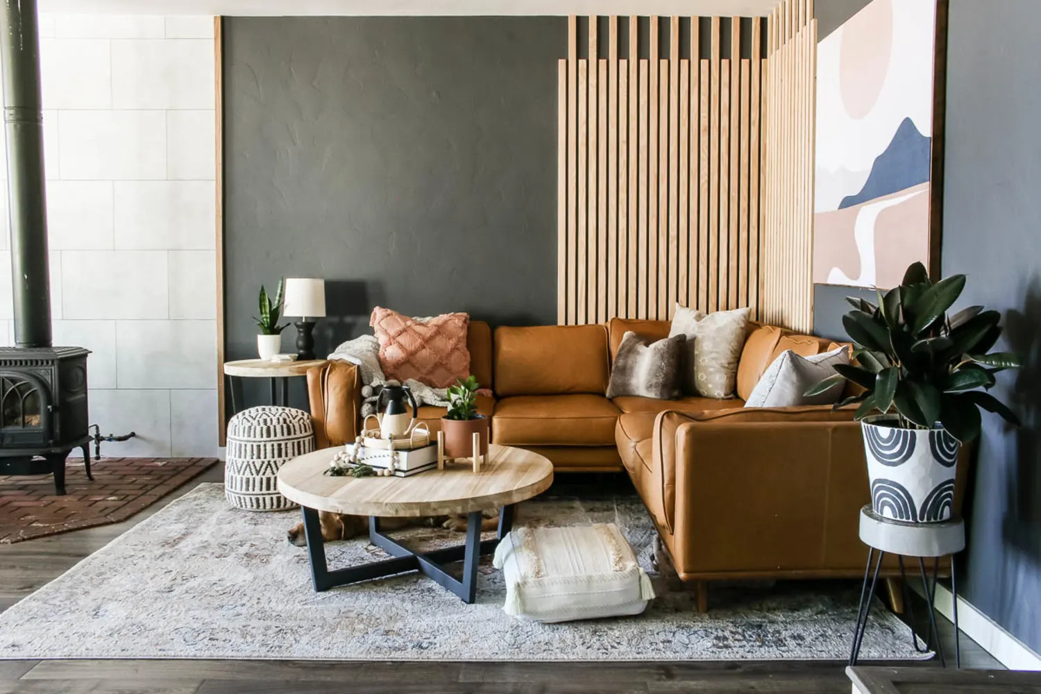 living room contemporary decoration leather corner sofa