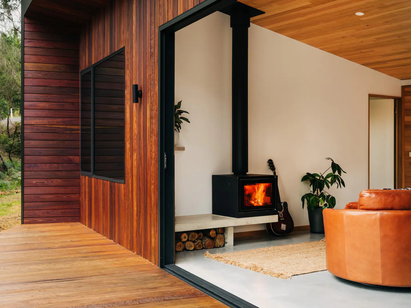 terrasse maison en bois contemporaine 