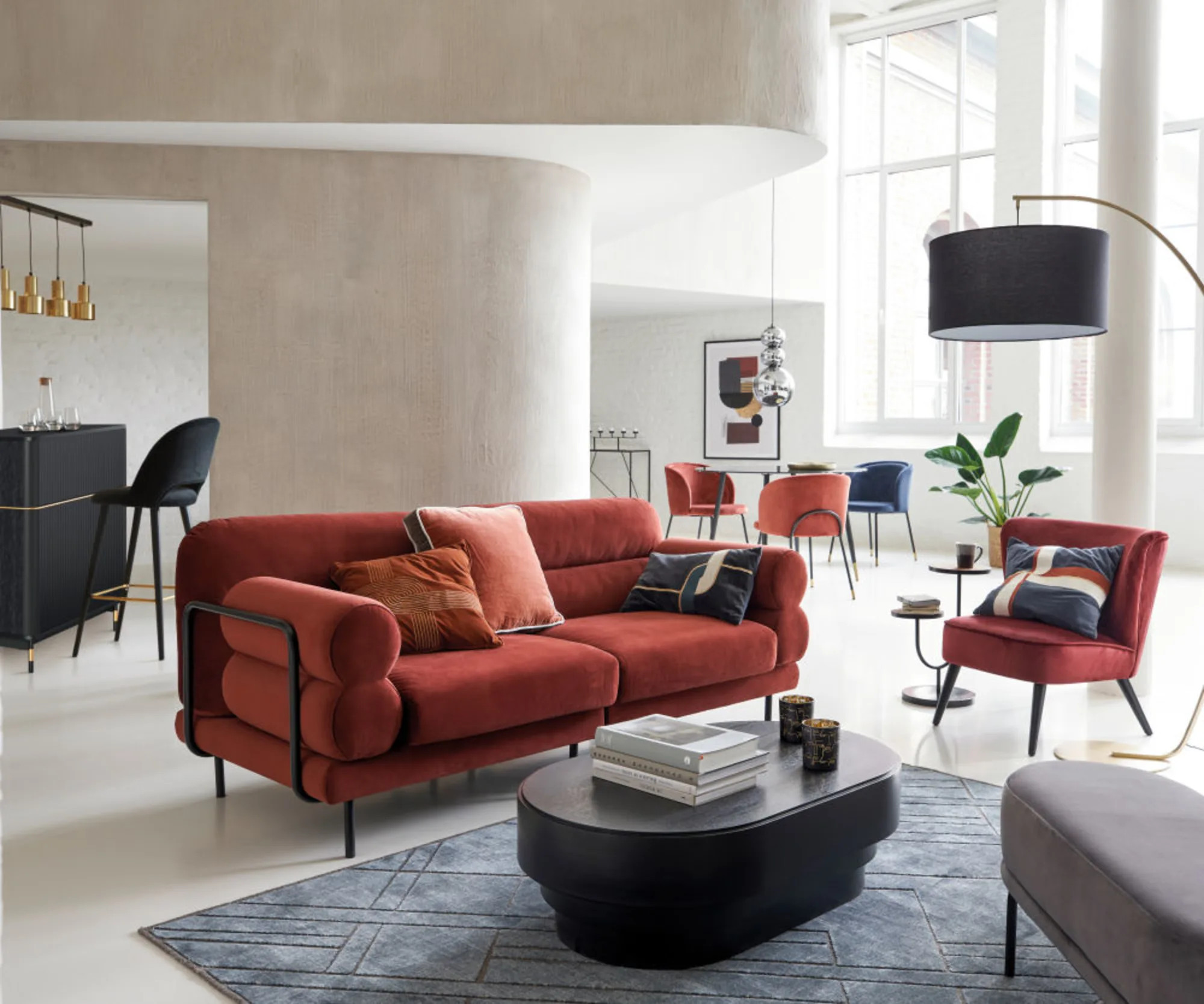 Maisons du Monde living room design catalog 2023