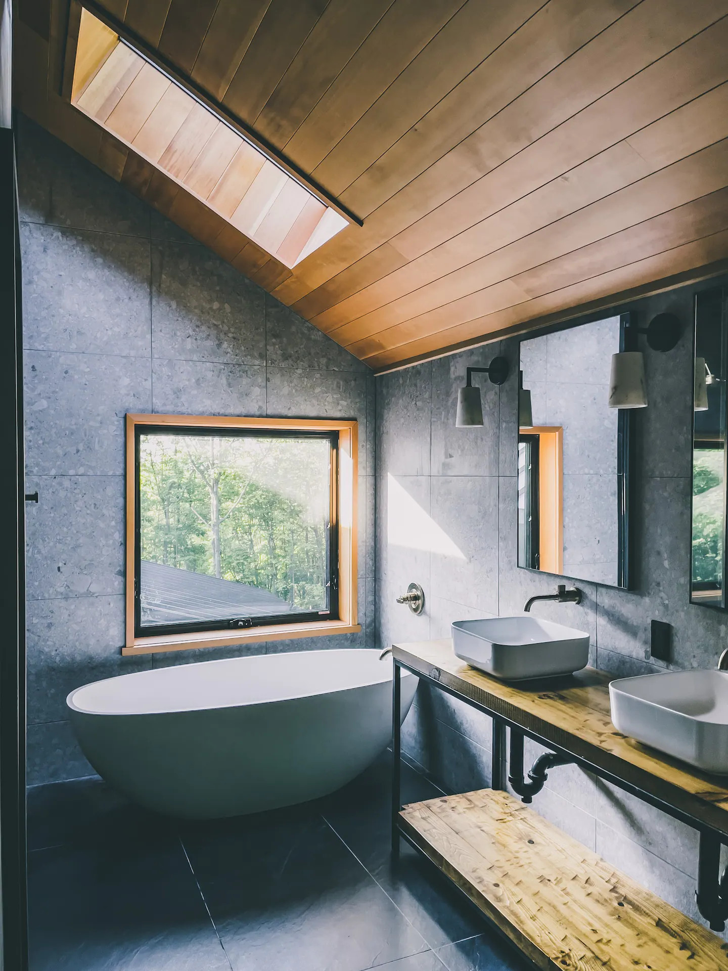 salle de bain design maison contemporaine