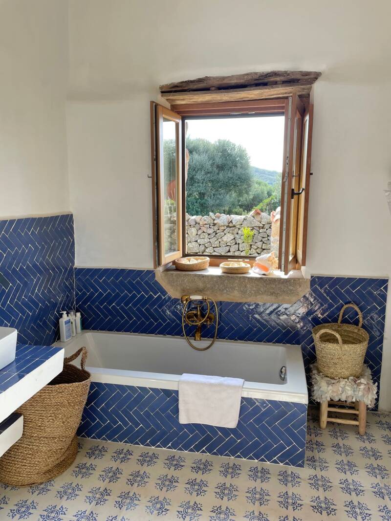 salle de bain décoration rustique chic Lu Cannicsioni