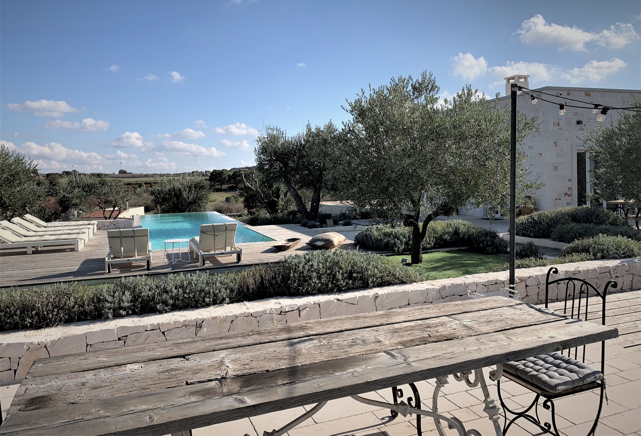 terrace and pool Trullo Piccolo Apulia
