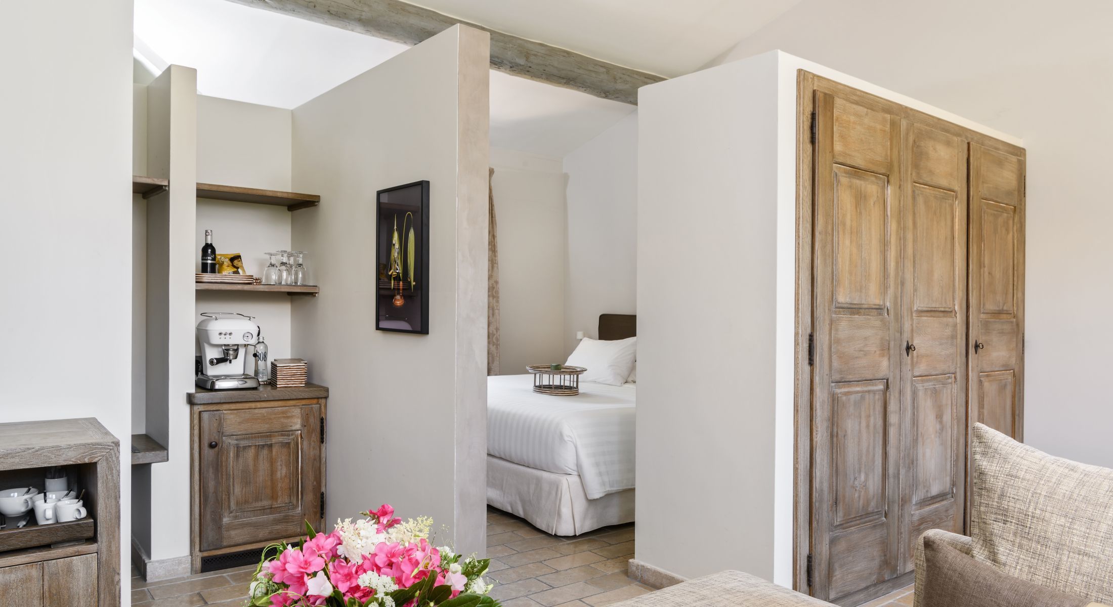 chambre maison en pierre Provence