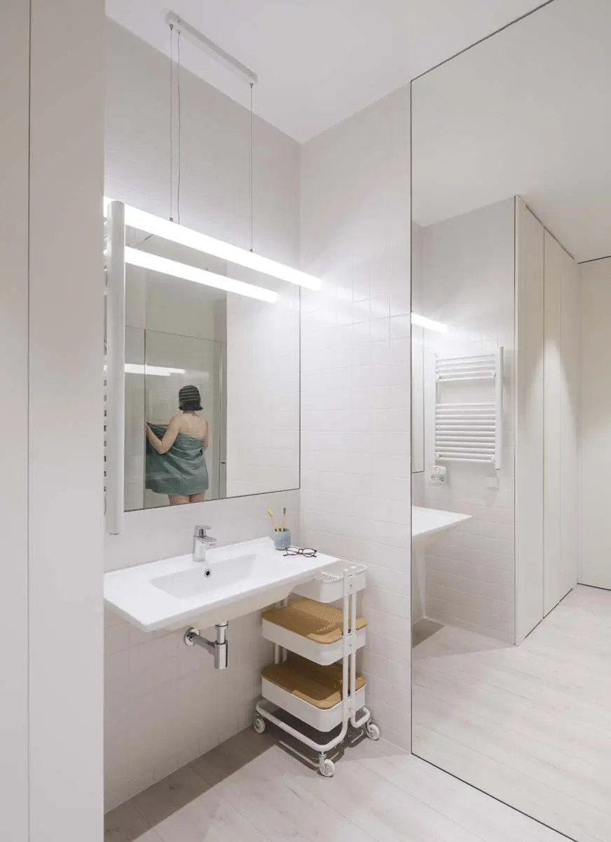 salle de bain mini loft 45m2 décoration design