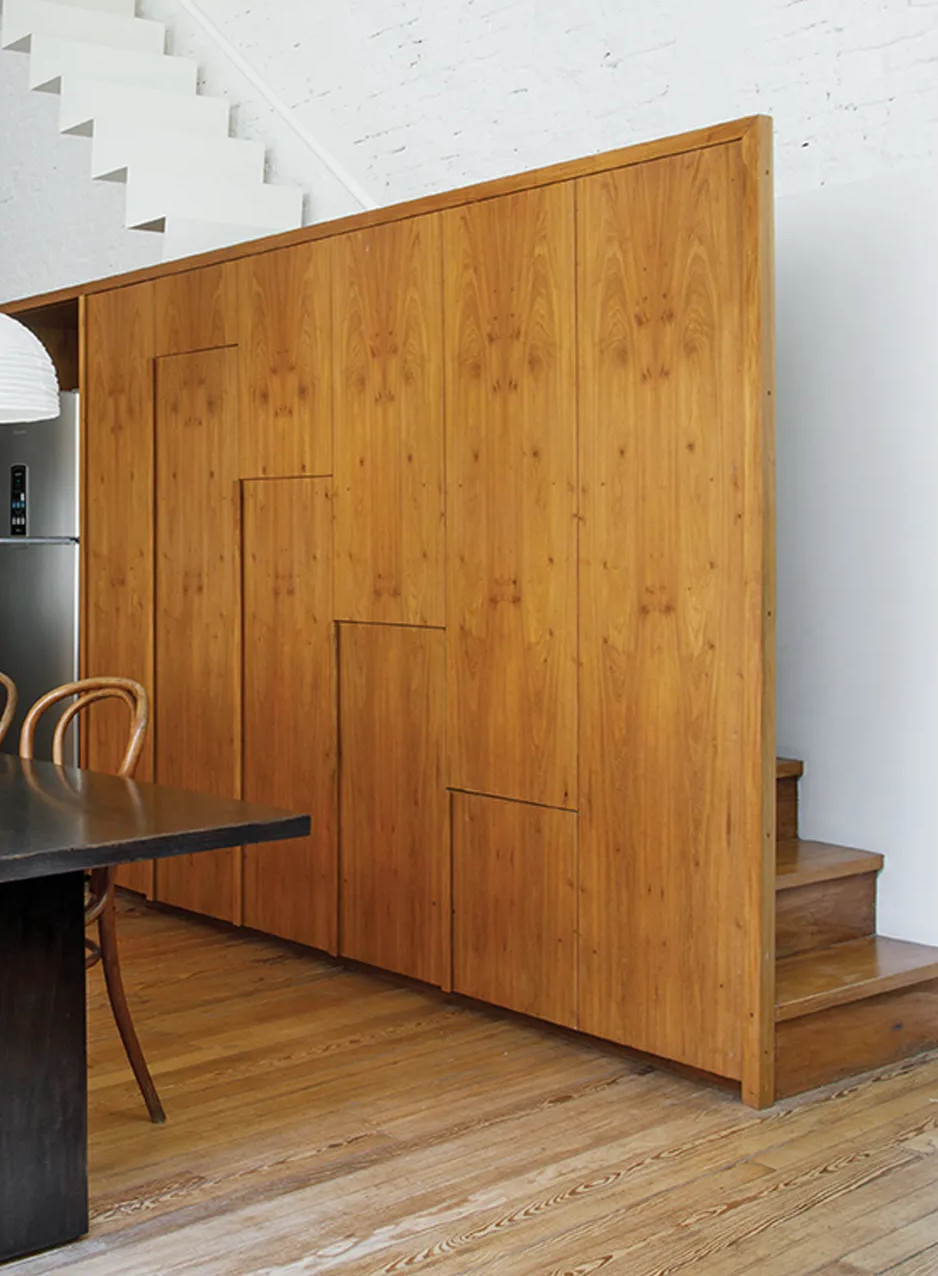 armarios empotrados en la escalera