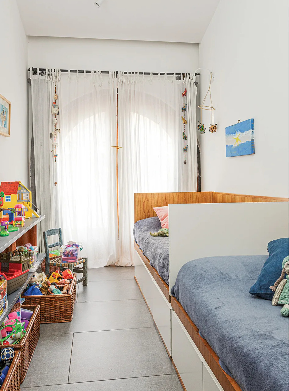 chambre enfants avec deux lits