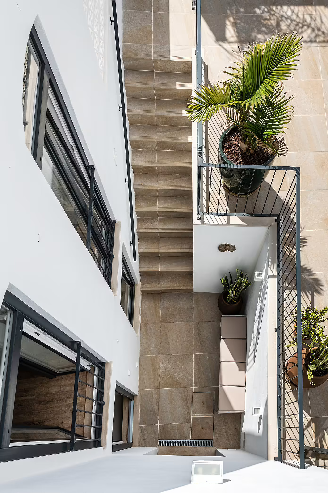 escalier terrasse maison de vacances Casa Mourisca