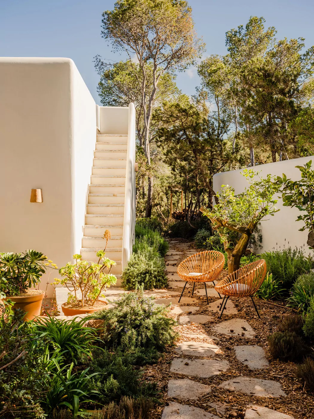 terrasse villa authentique à Ibiza Casa del Árbol