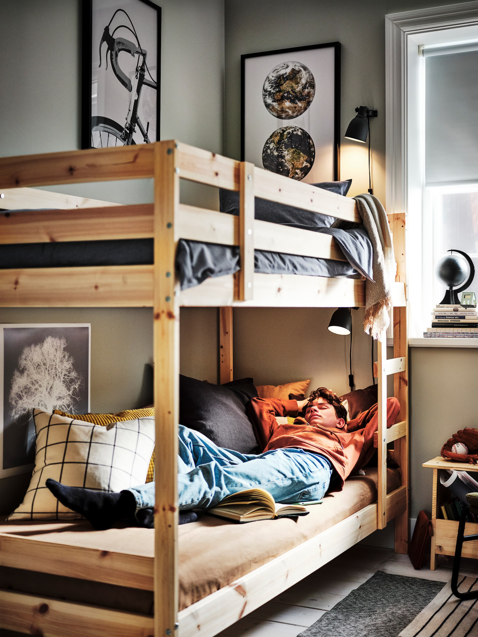 chambre lits superposés IKEA