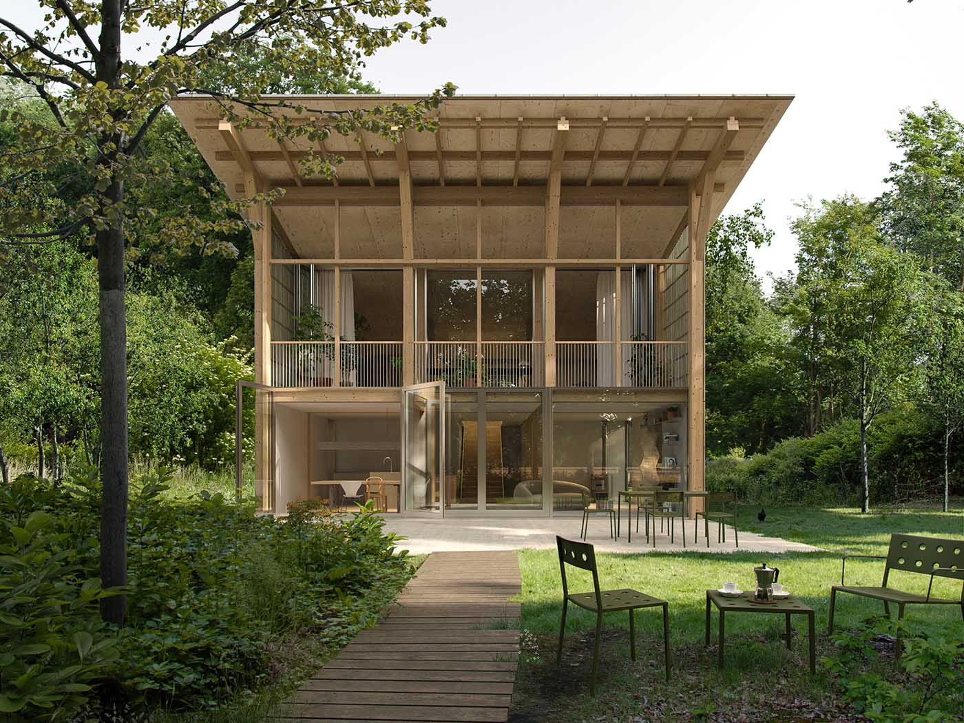 maison durable en bois Image: © Architecture de Collection - Photo : © Ma - Ciguë architectes - Faber Picturae