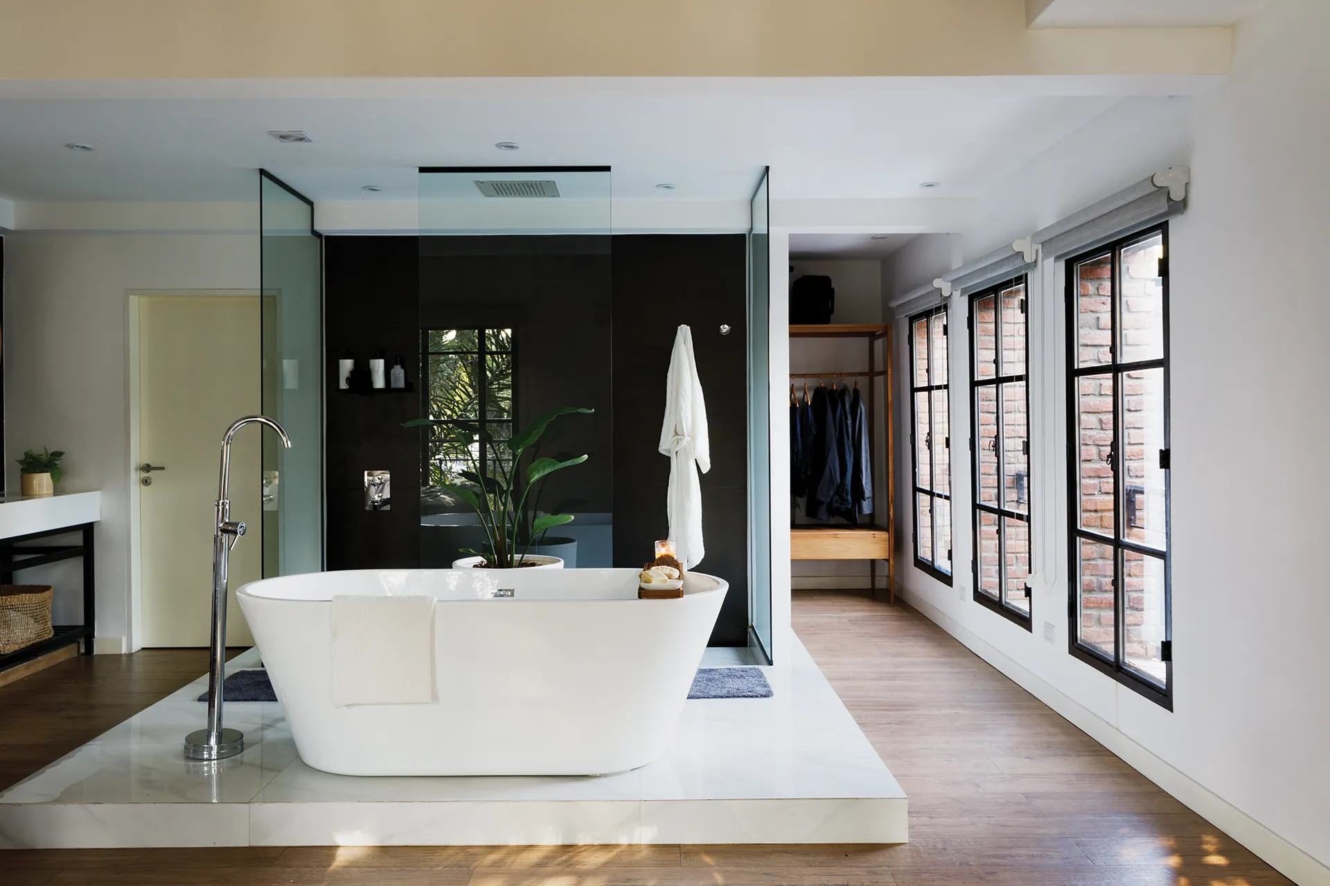 diseño de la isla de la bañera del baño