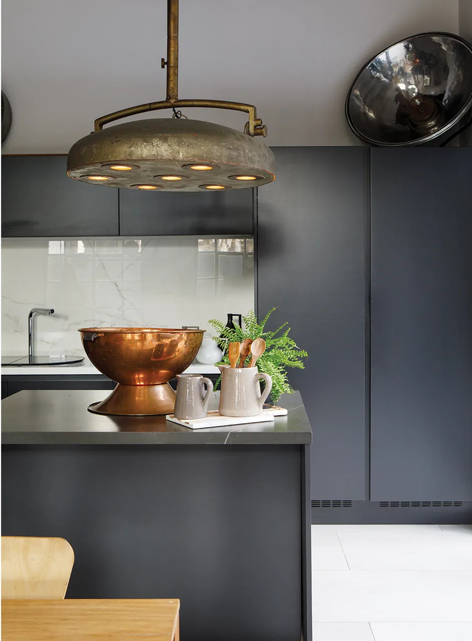 diseño de cocina industrial espíritu casa loft