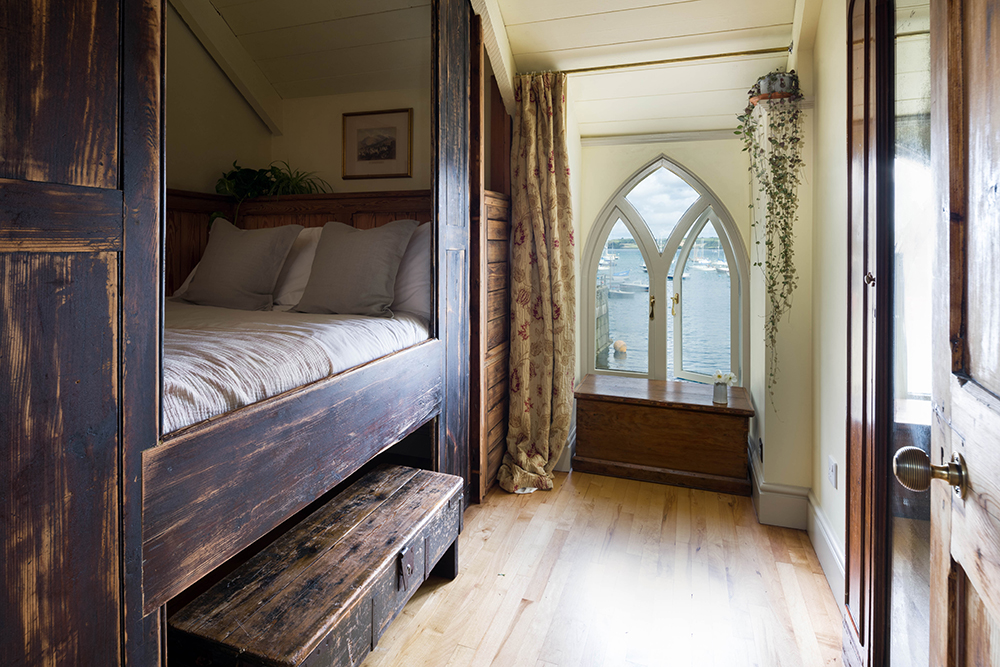 chambre lits superposés cottage anglais