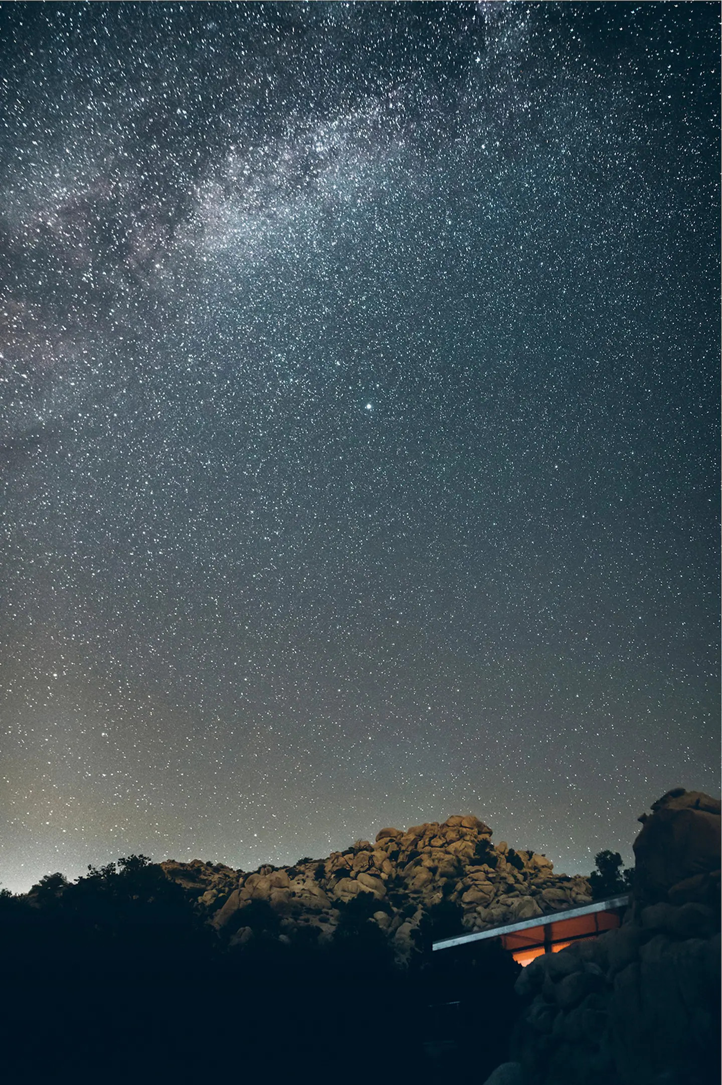ciel étoilé désert de Californie