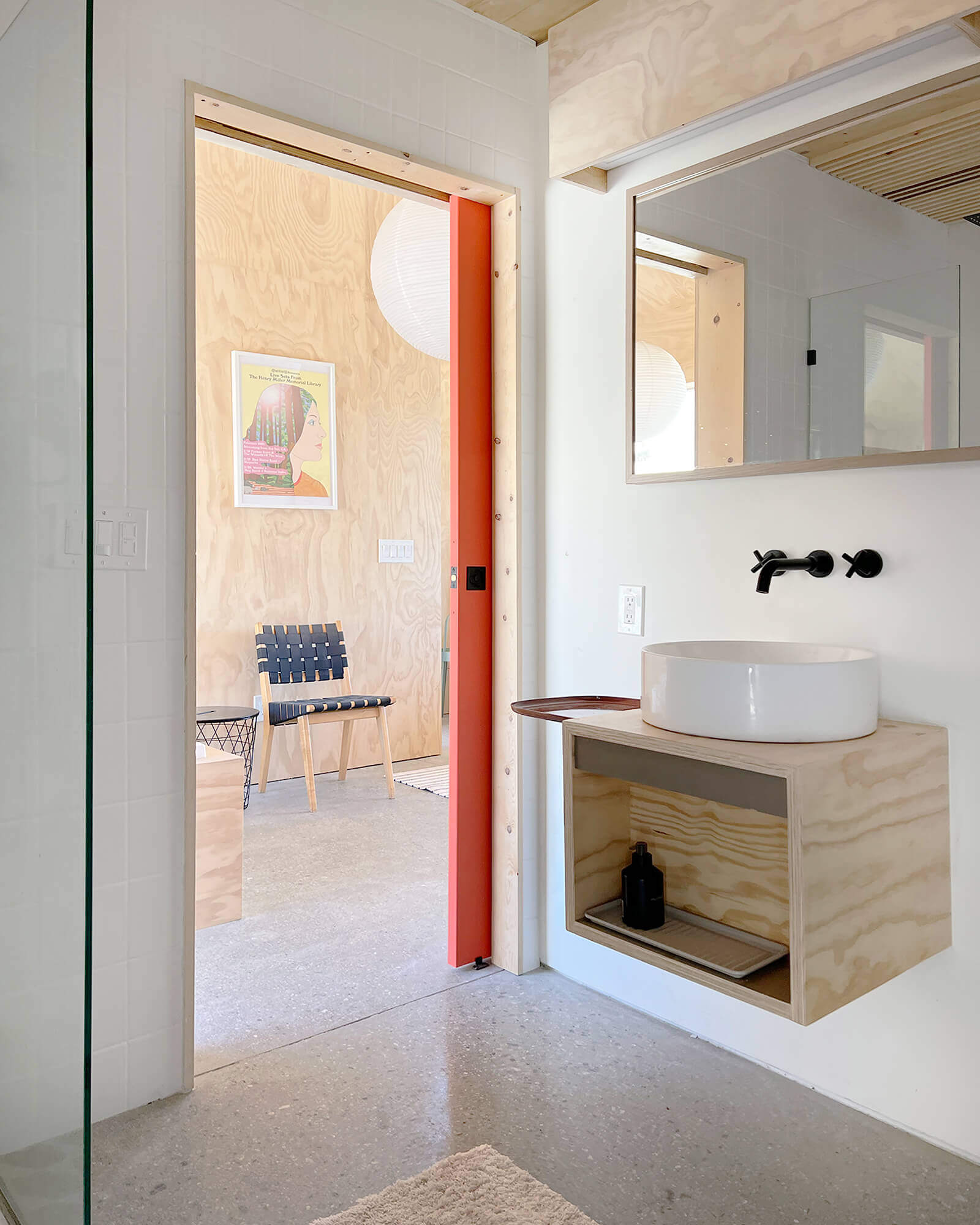 salle de bain maison en bois décoration design