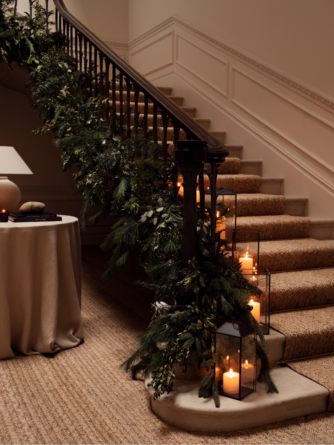 escalier décoration Noël Zara Home