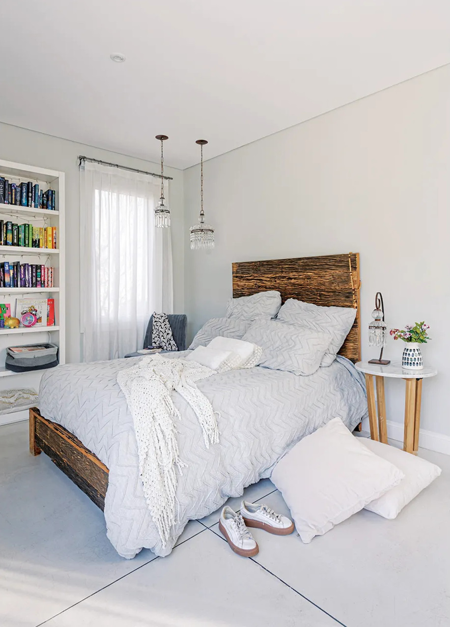 decoración de dormitorio natural