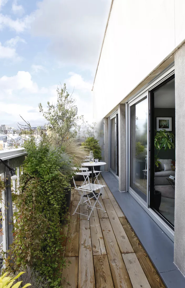 terrasse bois appartement Paris