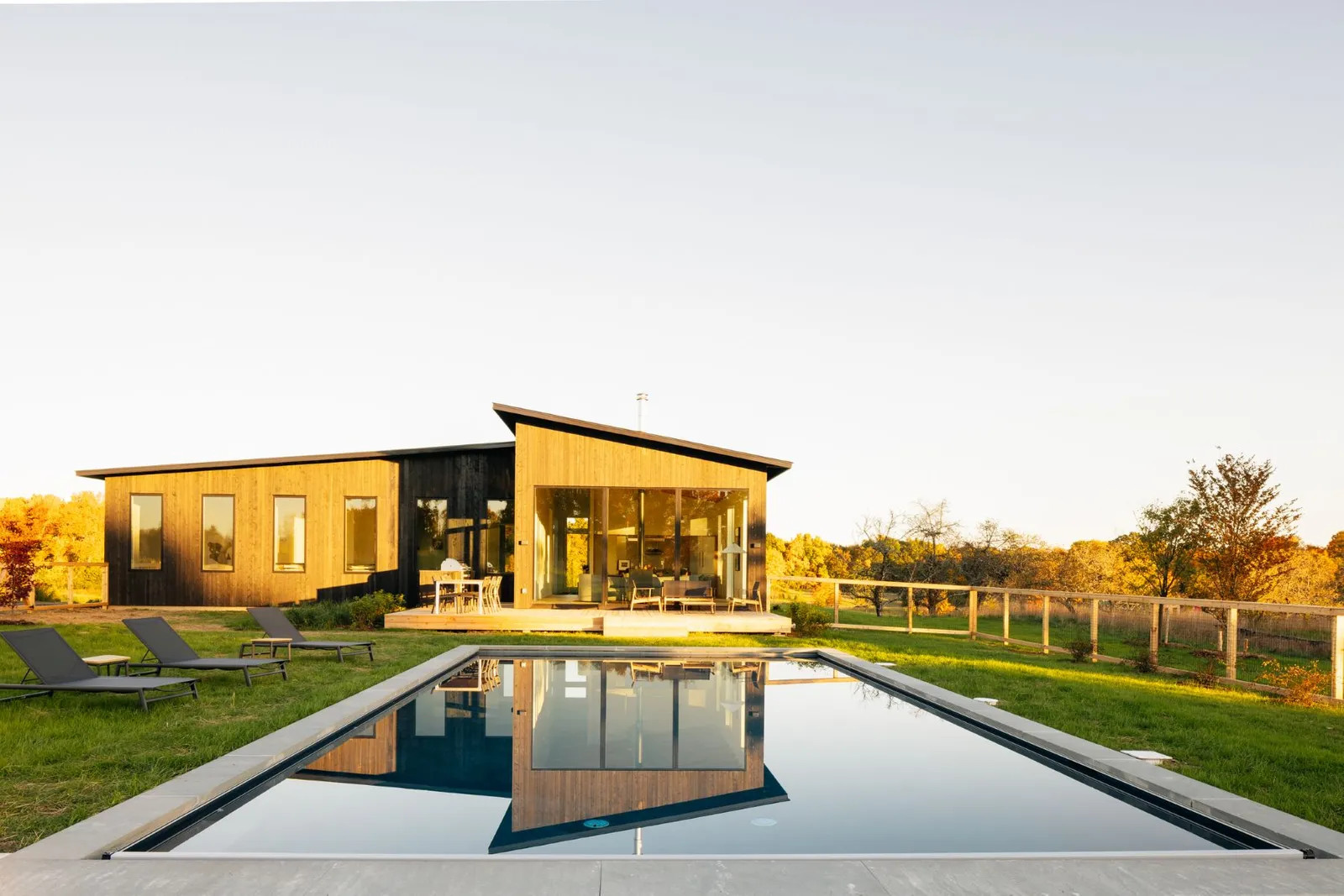 maison architecte avec piscine