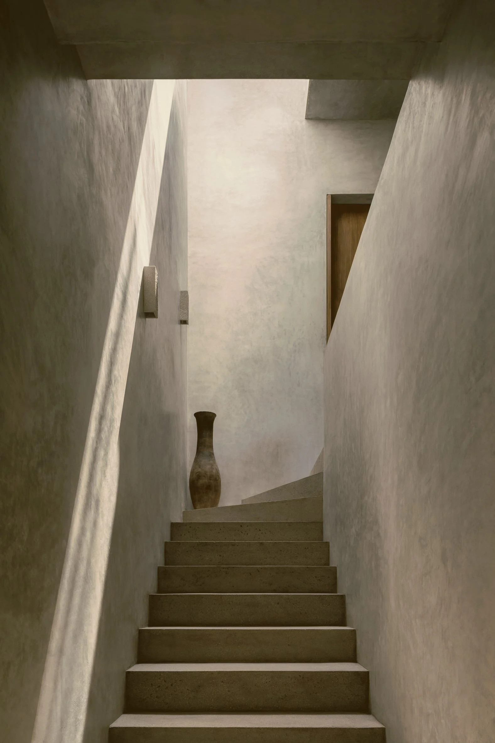 escalier béton