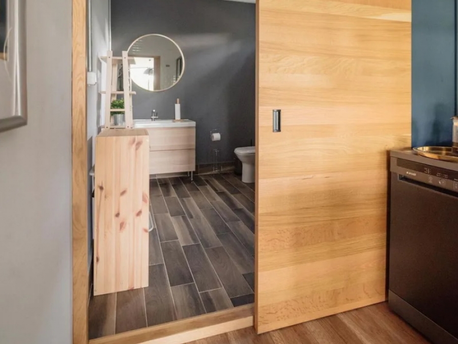 salle de bain design bois