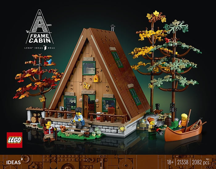 maison A-Frame LEGO A-Frame cabin LEGO