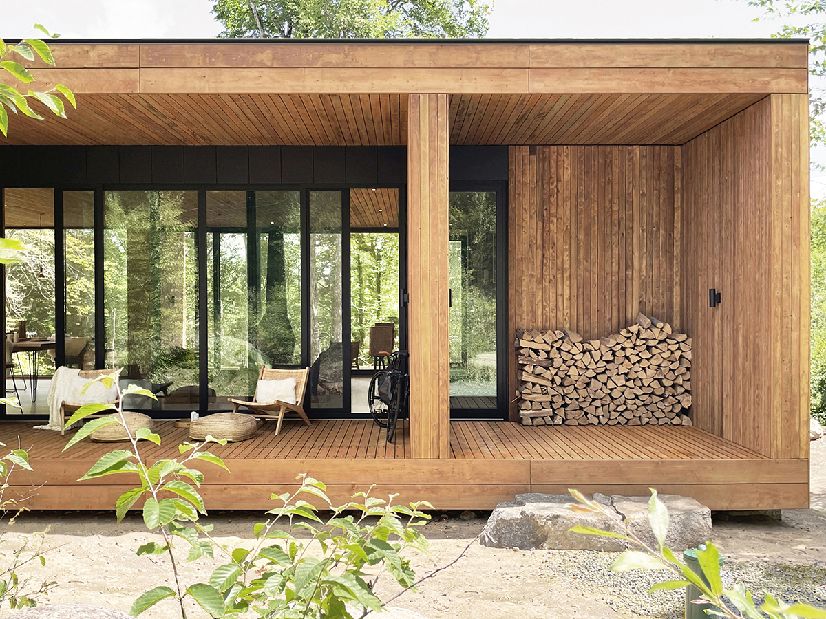 maison en bois décoration design