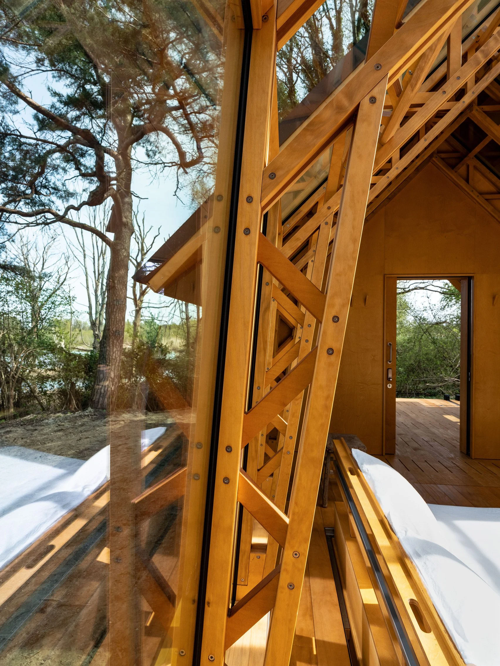 structure maison en bois cabane Anna