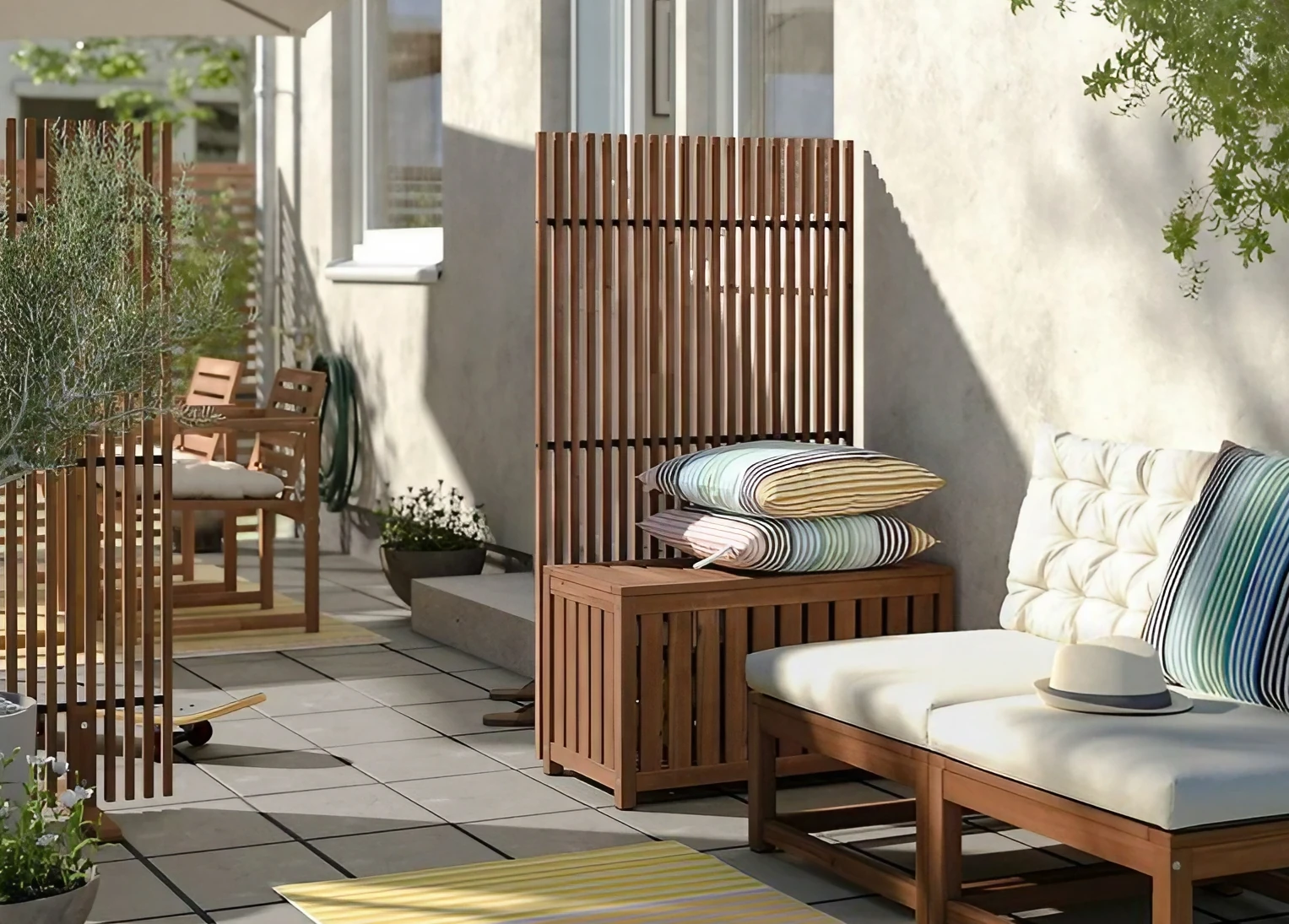 Les idées IKEA 2023 pour vous aider à installer une terrasse intime